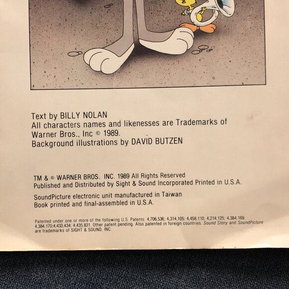 Vintage 1993 Golden Book Sound Story Looney Tunes - Picture 5 of 7